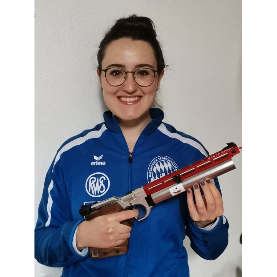 Lea Kleesattel erreichte einen tollen fünften Platz in der hochklassigen Damenkonkurrenz mit der Luftpistole.