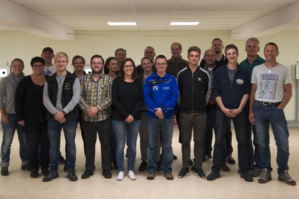 Teilnehmer des Pistolenlehrgangs